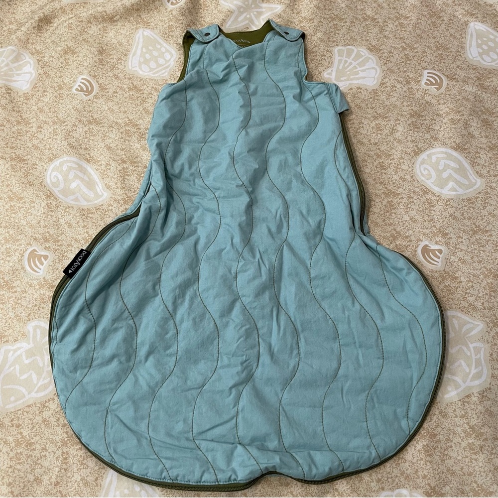 DockATot Sleep Bag TOG 2.5 Size 0-6 Months Blue Surf & Avocado